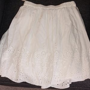 White skirt